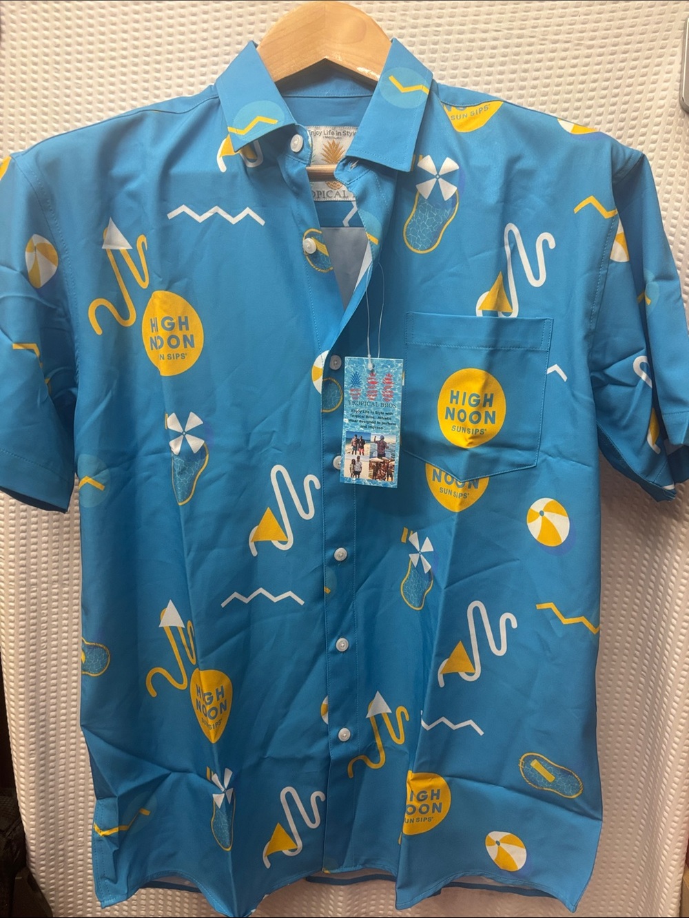 Men’s Tropical Bros “High Noon” button down shirt
